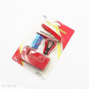 Wholesale hot sales red stapler set