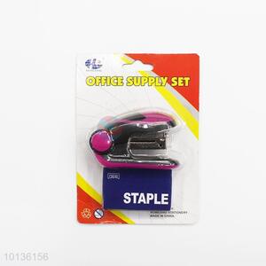 Fashion design cheap stapler with staples