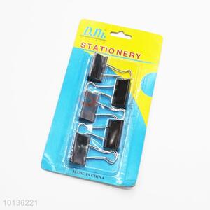 Simple 5pcs low price black binder clips