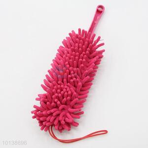 High Quality Rose Red Car Dust Brush Chenille Home Cleaning
