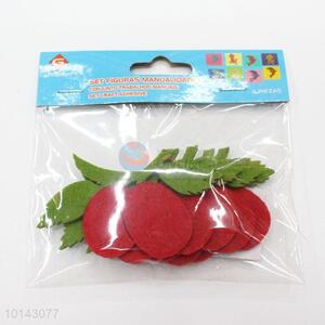 Cherry adhesive craft set/DIY non-woven decorative craft