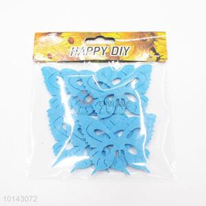 Blue butterfly adhesive craft set/DIY non-woven decorative craft