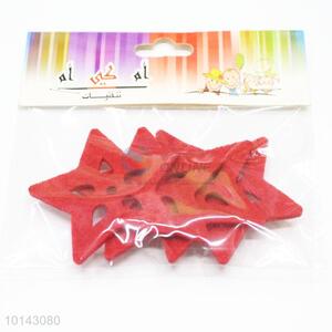 Red star adhesive craft set/DIY non-woven decorative craft