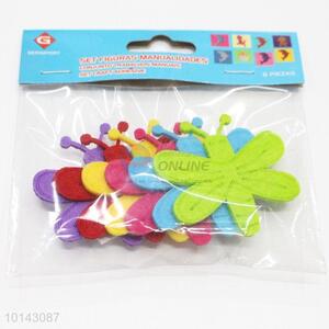 Colorful dragonfly adhesive craft set/DIY non-woven decorative craft