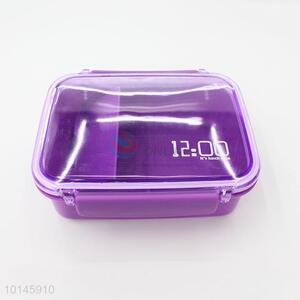 Safety plastic collapsible lunch box