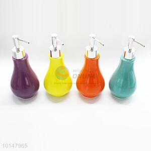 4 Pcs/ Set Four Colors Vase Shaped Candy Colors Bathroom Toiletries Emulsion Bottle Set