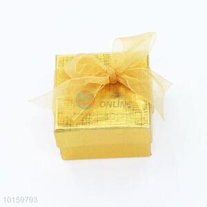 Ring Box Packaging Gift Box with Silk Ribbon