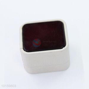 High Quality Square Rubber Painted Fine Jewelry Box Ring Box