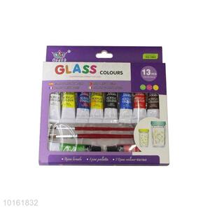 Factory Direct 13PCS Value Pack Glass Colours Paint Acrylic Paint
