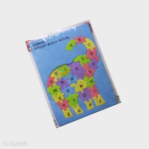 Wholesale Children EVA Elephant Intellect Medley Pattern Letter Puzzle