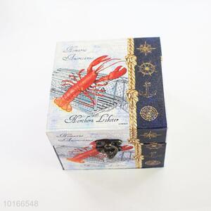 Wholesale Lobster Printed 2 Pieces Jewlery Box/Case Set