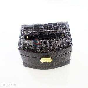 Factory Supply Black Jewlery Box/Case with Handle