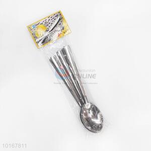 Cheap promotion kitchen household metal spoon