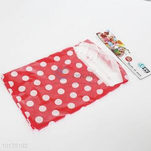 Cute red dot pattern PVC tablecloth