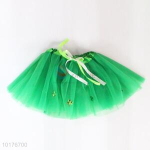 Hot sale green tutu skirt/party skirt/holiday skirt for girl