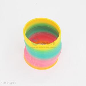 Educational toys pull ring magic rainbow spring wholesale