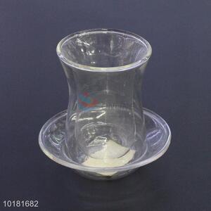New Product Utility 6PCS Set Glass Tea Cup&Plate