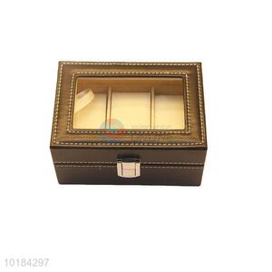 Luxury PU Jewelry Case Watch Packaging Box