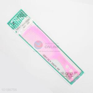 Promotional Pink Utility Plastic Hair Comb