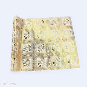 Hot Selling Golden PVC Placemat/Table Mat