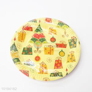 Christmas Pattern Disposable Paper Dishes for Party