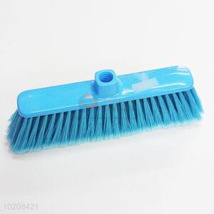 Household blue plastic cleaning broom head