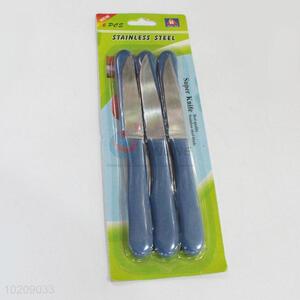 Wholesale Factory Supply Blue Handle Kitchen Knives High Sharp Kitchenware