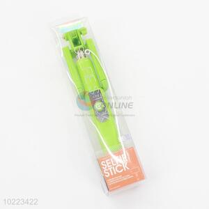 Good quality green plastic selfie stick