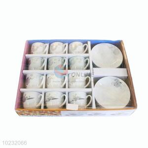 High quality low price fashion cups and saucers set
