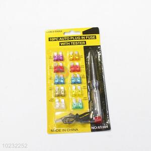 Useful cheap best electrical test pen and 10pcs fuses
