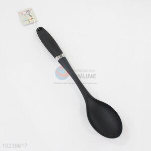 Wholesale long handle black plastic soup ladle/spoon