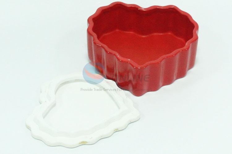 Ceramic jewelry box valentine's day