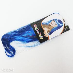 New arrival popular women blue wig long party wig