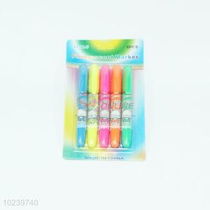 Top quality low price 5pcs highlighters