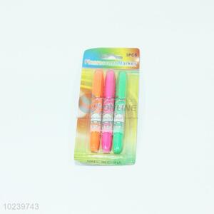 Hot-selling daily use 3pcs highlighters