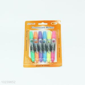 Useful high sales cool 6pcs highlighters