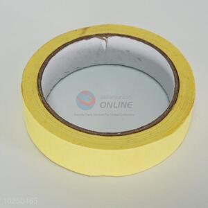 Yellow crepe paper tape
