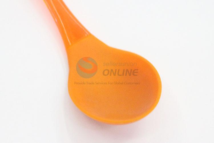 Wholesale cheap top quality orange spoon
