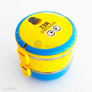 New style cool yellow&blue lunch box