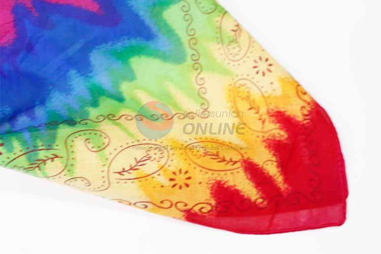 Colorized 100% Cotton Printing Head Kerchief Square Bandana