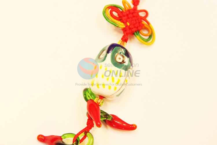Chili Pendant Hanging Deoration with Owl
