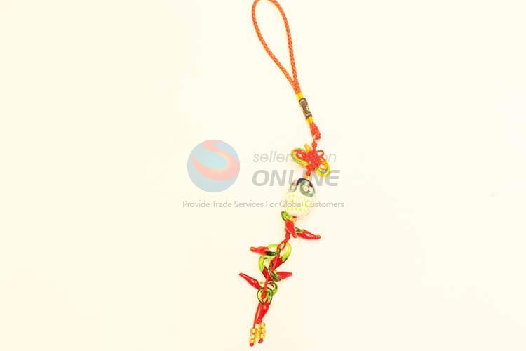 Chili Pendant Hanging Deoration with Owl
