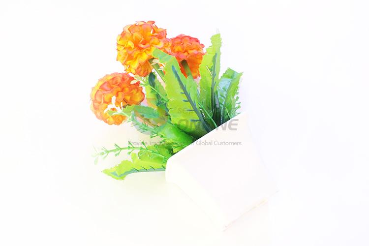 Nice design artificial flower pot/fake potted plant for promotions