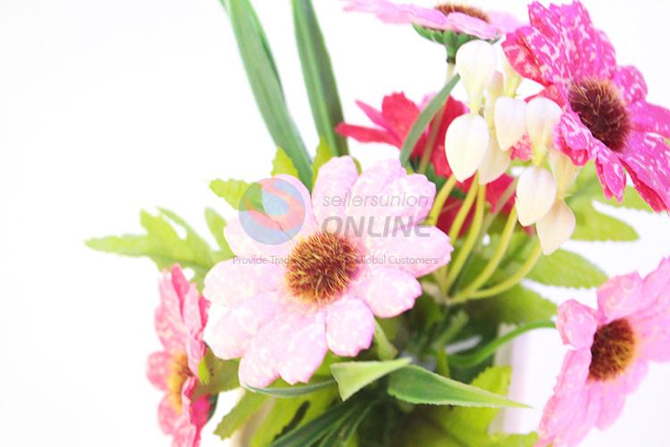 Factory sales cheapest artificial flower pot/fake potted plant
