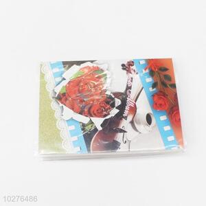 Best selling promotional flower printed cover photo album