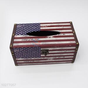 Fancy Design American Flag Paper Towel Box