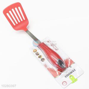 Stainless Steel Slotted Strainer Candy Color Skimmer Spoon