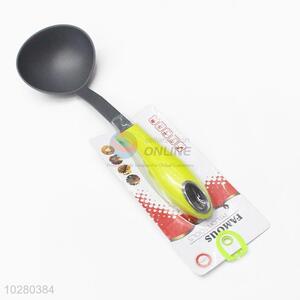 High Quality Candy Color Plastic Leakage Shovel Black Slotted Spoon