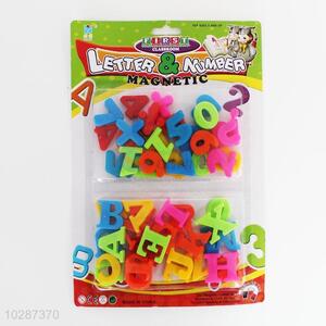 Letter Design Plastic Fridge Magnet