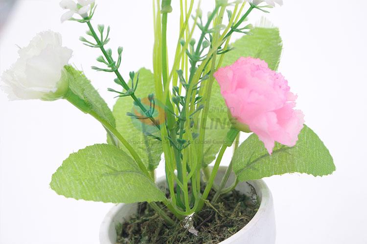 Funny artificial flower miniascape for decoration